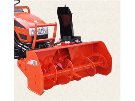 can a skid steer front snowblower go on a kioti|Kioti SB50 Front Mount Snow Blowers .